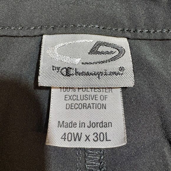 Champion Golf Pants Men’s 40x30 Black Performance Athletic Comfort Fit Atheisure - Picture 3 of 7